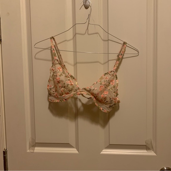 Embroidered Triangle Bralette - Picture 2 of 12